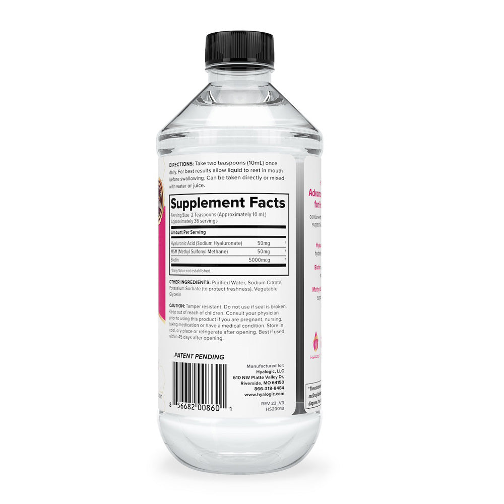 Hyaluronic Acid Advanced Liquid Formula for Hair, Skin & Nails
